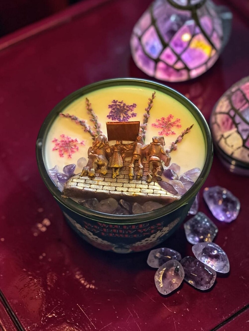 Hand crafted, Wicked Worthy Wax, We're off to see the Wizard 4 oz candle - Picture 2 of 3